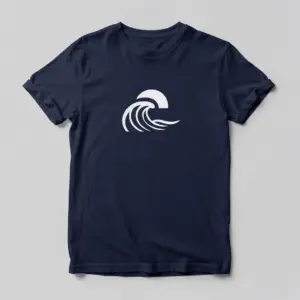 Krewe Logo T‑Shirt – Dark Navy Cotton Tee